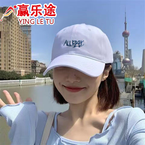 spring new hat women‘s peaked cap men‘s korean-style fashionable all-match sun protection sun hat for spring student baseball cap
