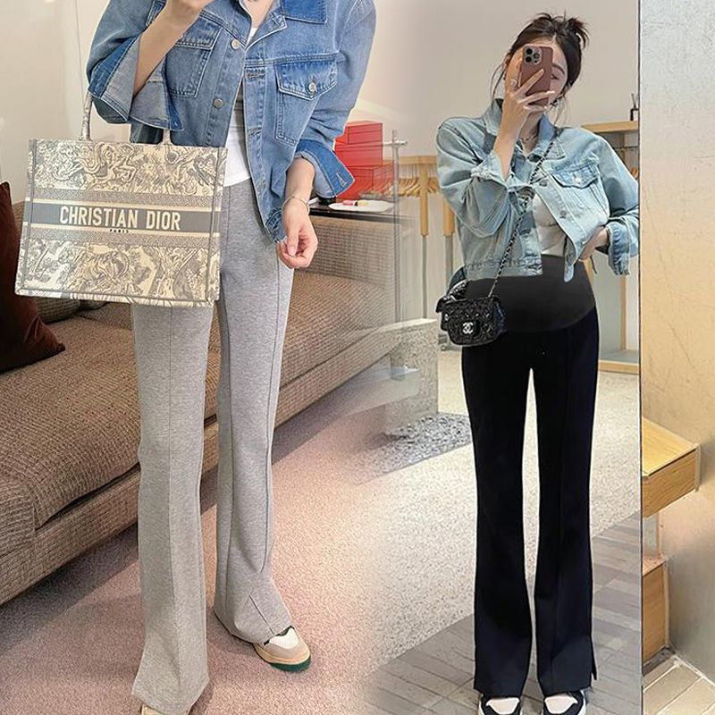 Pregnant Women's Pants Spring and Autumn Outer Wear Pregnant Women's Pants 2025 New Style Abdominal Pants Pregnant Women's Pants