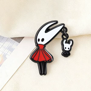 Hollow Knight Enamel Brooch Cute Badge Backpack Hat Fashion Jewelry Accessories Game Merchandise Fan Gift