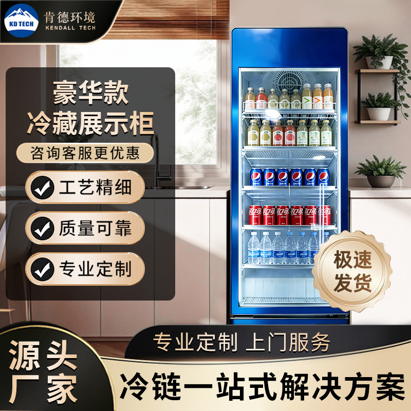 啤酒柜单双三门商用冷藏展示柜立式冰箱便利店保鲜柜风冷饮料柜