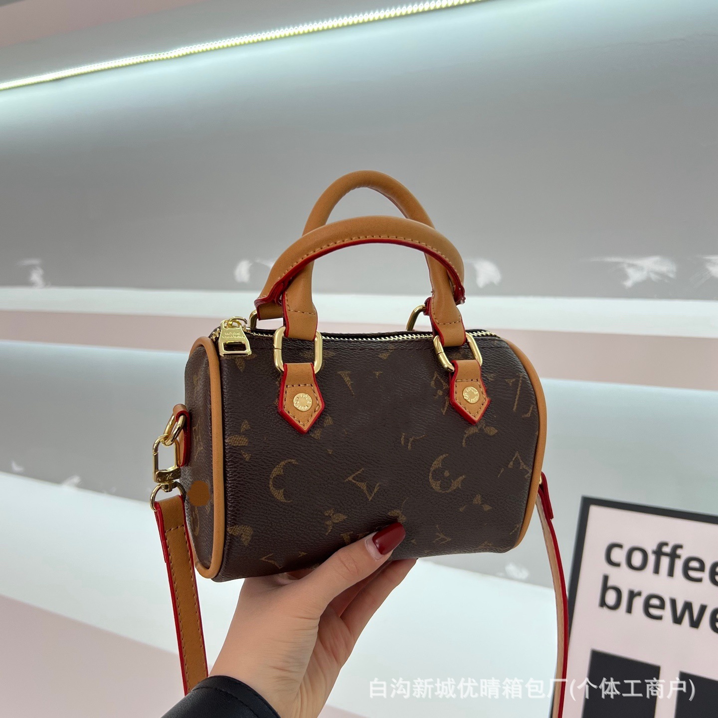 2025 Lvjia Cross-Border Retro Women's Large Capacity Boston Pillow Bag Luxury Versatile Commuter Phone Bag - Thumbnail 8