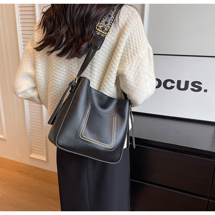 Elegant Large Capacity Tote Bag With Crossbody Shoulder Strap_voghion.com