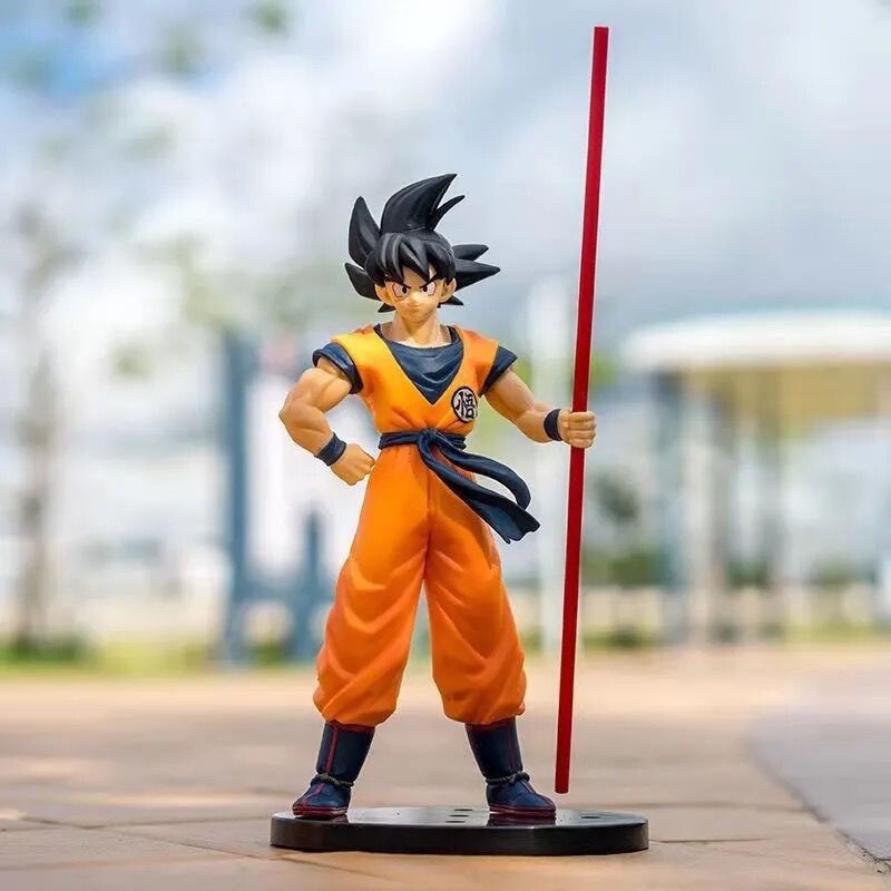 20th Anniversary Theater Edition Dragon Ball Hand-held Stick Sun Wukong Hand-held Ornaments Boxed Animation Model Wholesale