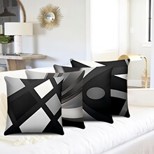 C 77306 Geometric Pattern Pillowcase ����ͼ��������