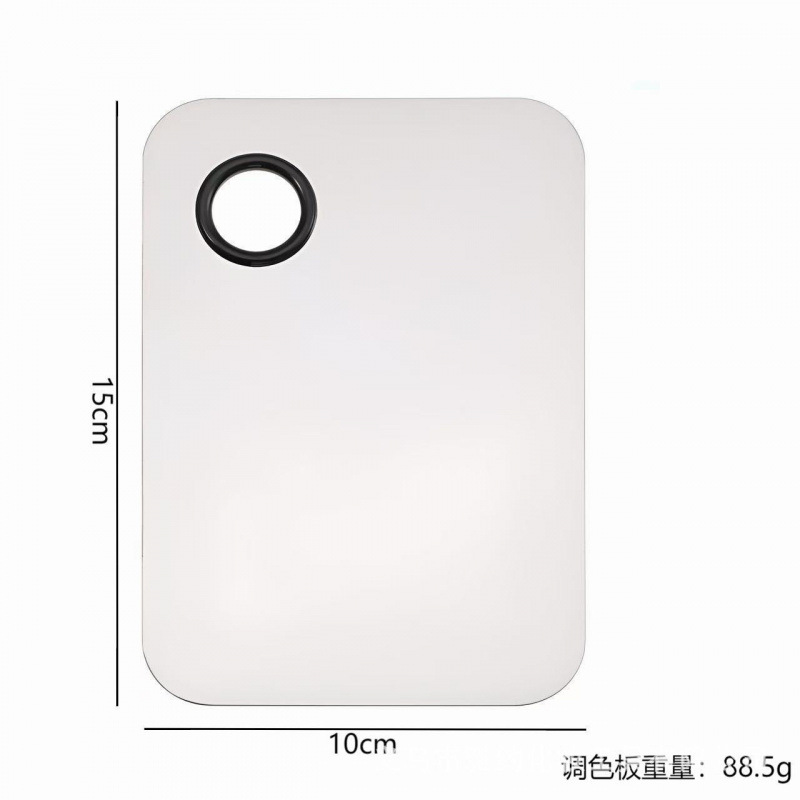 メイクアップパレット、化粧用ファンデーション、コンシーラー、指輪型ステンレス製パレット、カラーミキシングスティック付き、カラーミキシングツール|undefined