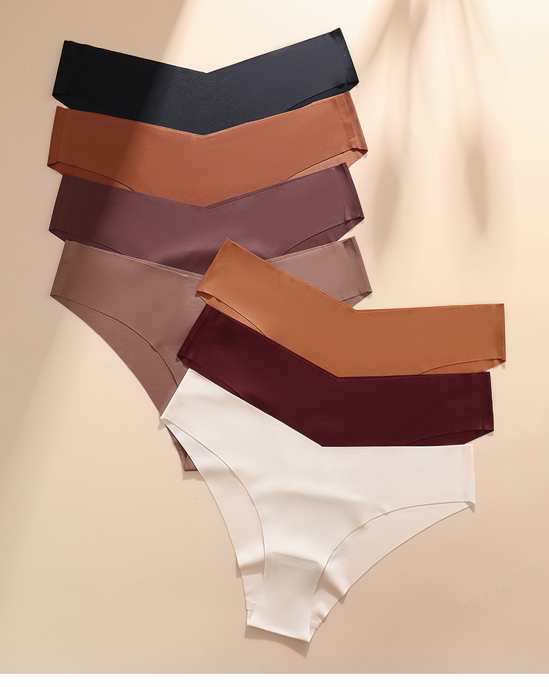 21g Weight Low Waist Panties Waist Briefs Panties Style Panties Lingerie Type Nylon, Spandex Fabric Type Solid Color Simple Style Nylon Spandex Seamless Breathable Quick Dry All Seasons Low Waist Briefs Panties