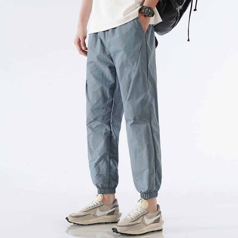 Pantalones Tobilleros Casuales para Hombre, Nylon, Secado Rápido, Transpirable, para Verano