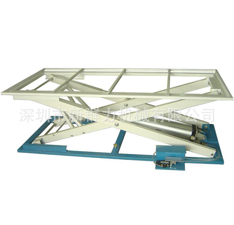 省时省力-气动升降工作台，沙发厂扪工好帮手