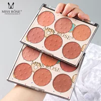 MISS ROSE шестицветный румянец прочный естественный загар матовый перламутровый прозрачный открытый окно для кожи румяна румяна