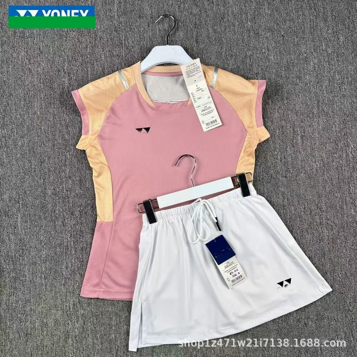 25 New Japanese Competition Uniforms Yy Badminton Uniforms for Men and Women Small Flying Sleeve Competition Uniforms Tops Quick-Drying Sports E18