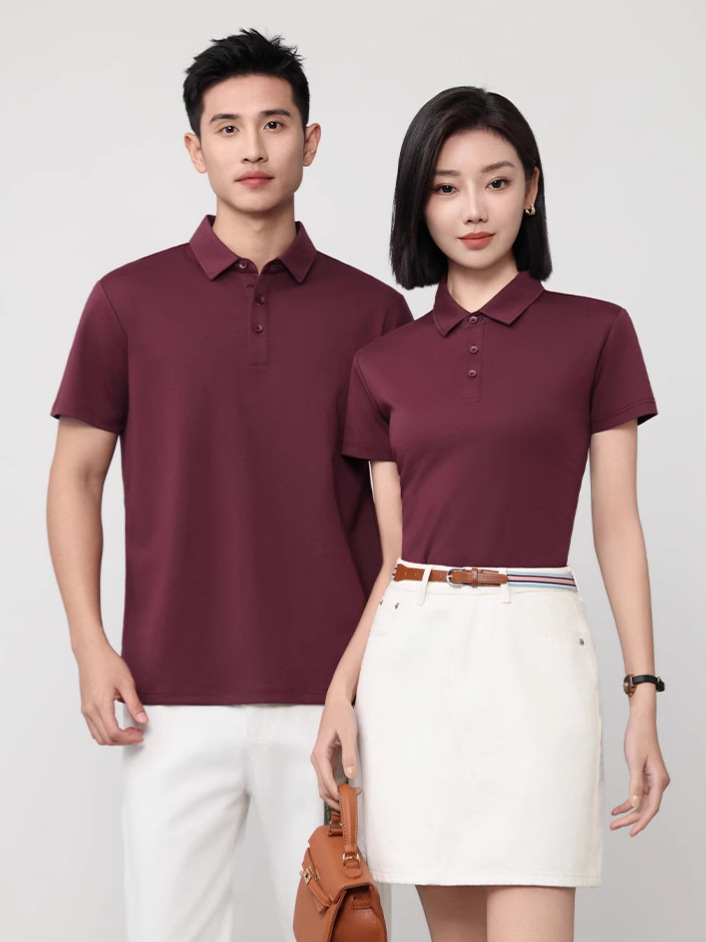 50 polos personalizados con cuello, hechos de algodón romano, ideales para ropa de trabajo, negocios, con cuello vuelto, manga corta y bordado de alta gama para grupos.