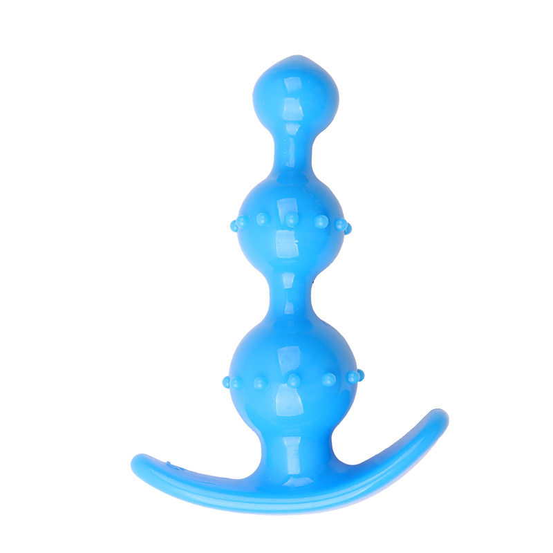 Chrysanthemum Anal Plug, Purple TPE Outdoor-Wear Anal Toy — detail image 10