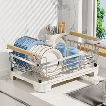 厨房碗碟架放碗筷子沥水架家用水槽台面装碗筷碗柜餐具加厚置物架