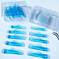ホットまつげガスケットケラチンまつげカーリング超粘着Cカーリングガスケット接着剤不使用のシリコーンスタイリングローラーひまわりサイド自己粘着
