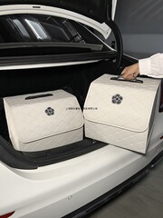 車のトランク収納ボックス折りたたみ収納ボックス車の収納整理車の女の子のためのハイエンドカー用品