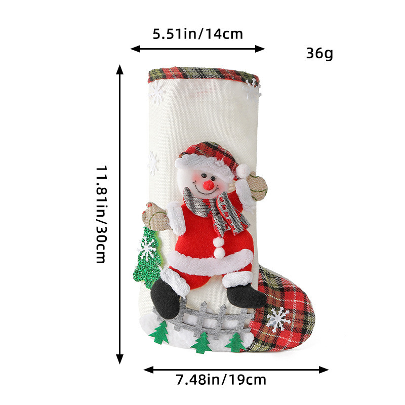 港の恋クロスボーダー麻布大サイズクリスマス靴下柵クリスマスプレゼント袋クリスマスツリー掛け飾りキャンディー袋装飾品|undefined