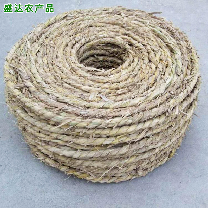 批发瓷器衡器包装使用的稻草绳 草坪养护花木移栽防冻草绳