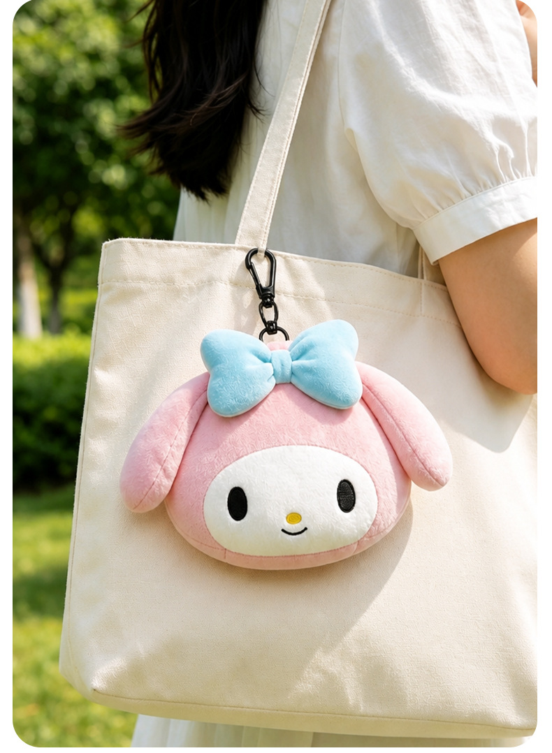 Sanrio Neck Pillow Travel Portable Folding Pillow Eye Mask Office Nap Sleeping Gadget Business Trip Car Headrest Neck Protector