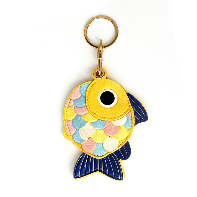 オリジナル小魚かわいいアクセスカードカバーキーホルダークリエイティブ小さなギフトペンダントスクールバッグアクセサリーギフト卸売|undefined