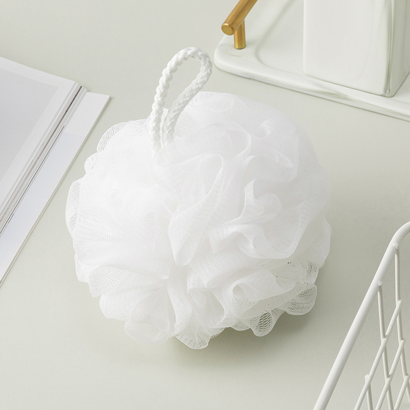 De alta gama grande 50g Baño Bola de baño artefacto Baño flor espuma red Toalla de baño BOLA DE BAÑO burbuja no dispersa