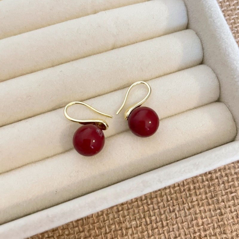 12mm 후크 레드 펄