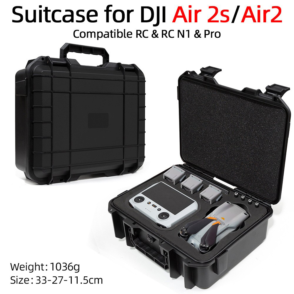 Aplicable Dajiang air2s Paquete de almacenamiento aire 2s anti-explosión caja DJI 2s con caja de almacenamiento de pantalla RC control remoto