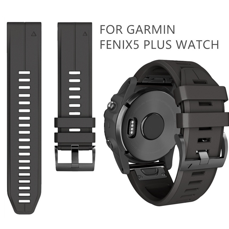 Suitable for Garmin Quick Release Strap Garminfenix5Xplus Silicone Wristband Fenix5/6/7/8 Accessories