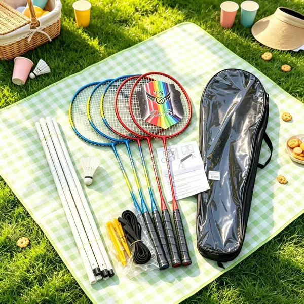 Directly from the manufacturer: Badminton rackets, iron alloy badminton rackets, training rackets, couple's badminton rackets, 4-piece set
