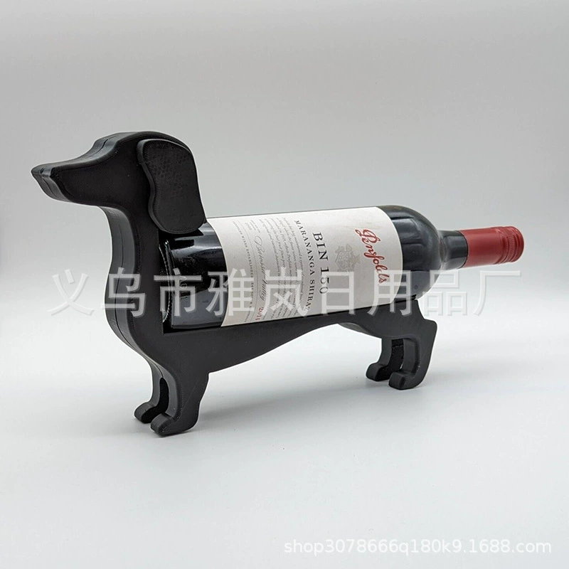 Трансграничный новый Dog Wine Bottle Holder такса собака красная винная бутылка стойка для винных бутылок