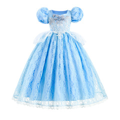 Cross-border children's clothing Cinderella princess dress for girls children's ball fluffy dress children's gown drop shipping AliExpress