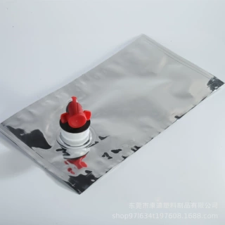 东莞工厂批发1L蝶阀盒中袋的盒子 红酒分装袋各种阀门尺寸定制
