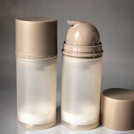 现货100ML磨砂半透明洗面奶水乳面霜膏体护肤品真空包材瓶