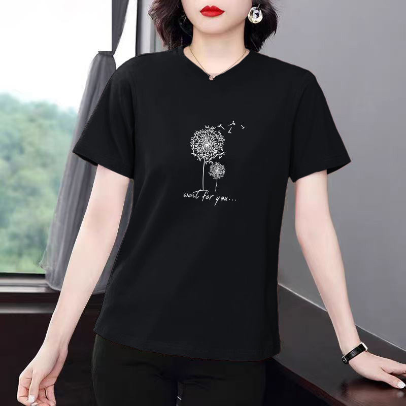 Plus-Size Summer 2026 New Fashion Versatile Youthful Short-Sleeve T-Shirt for Women, Korean Style Loose Slimming Top