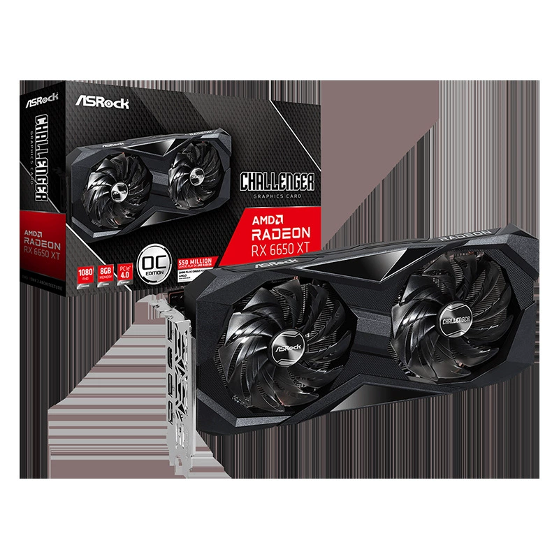 Applicable desktop Chinese engine AMD Radeon RX 6650XT CLD 8G Challenger Gaming Card