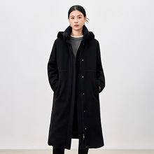 鹅绒服长款25年冬季新款过膝加厚极寒爆款宽松鹅绒保暖外套女8507