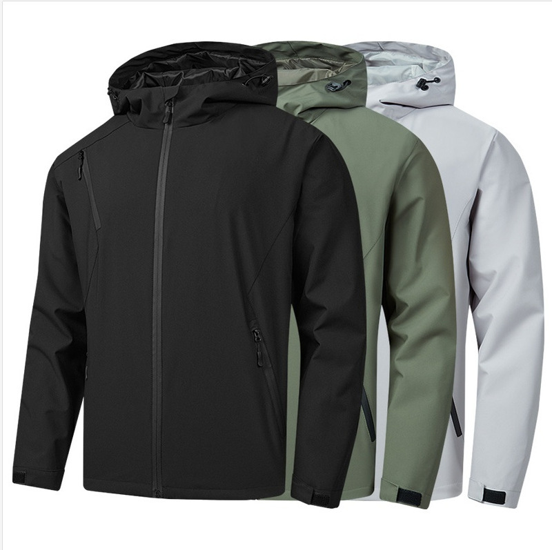 Foreign Trade Spring & Fall Outdoor Sports and Leisure Windbreaker Hooded Breathable and Wear-Resistant Jacket North Face Embroidered Logo Mountaineering Jacket Foreign Trade Spring & Fall Outdoor Sports and Leisure Windbreaker Hooded Breathable and Wear-Resistant Jacket North Face Embroidered Logo Mountaineering Jacket