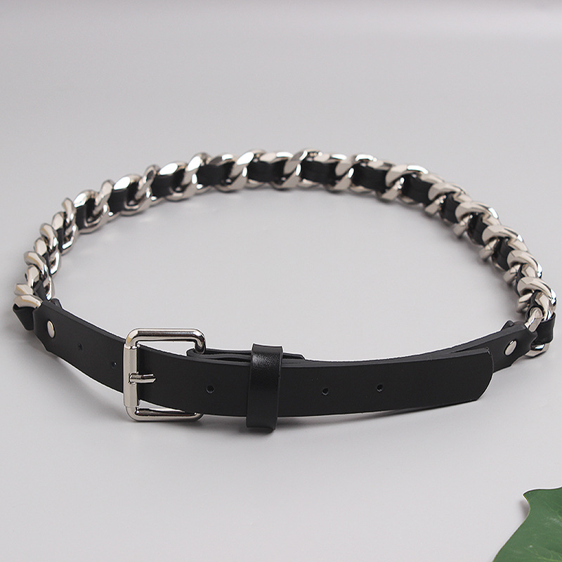 belt waist chain women's suit practical and versatile metal thick chain decorative belt ladies pants belt trend_voghion.com