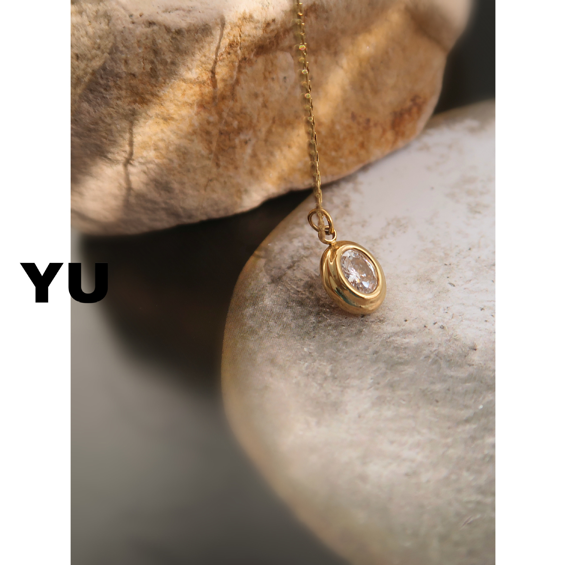 10g Weight Zircon Inlay Material Pendant Necklace Classification 1 Piece Quantity Daily Occasion Titanium Steel Material Oval Pattern Women's Gender Plating, Inlay Design Retro Style Titanium Steel Retro Oval Plating Inlay Zircon Pendant Necklace 4