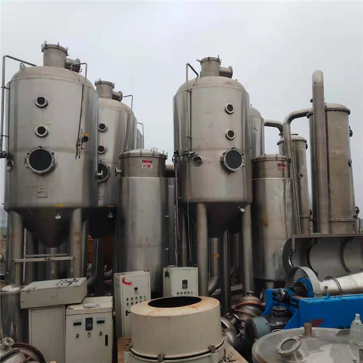 二手单效降膜蒸发机 三效内循环强制挥发器 二手污水处理蒸发器
