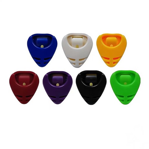 Guitar instrument accessories pick storage box guitar pick box ukulele pick mixed color acoustic guitar shrapnel box