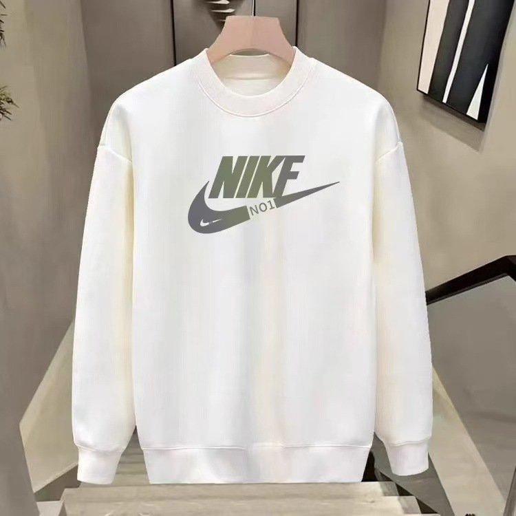 秋冬新款重磅华棉圆领加绒卫衣男女同款韩版ins潮流宽松百搭上衣