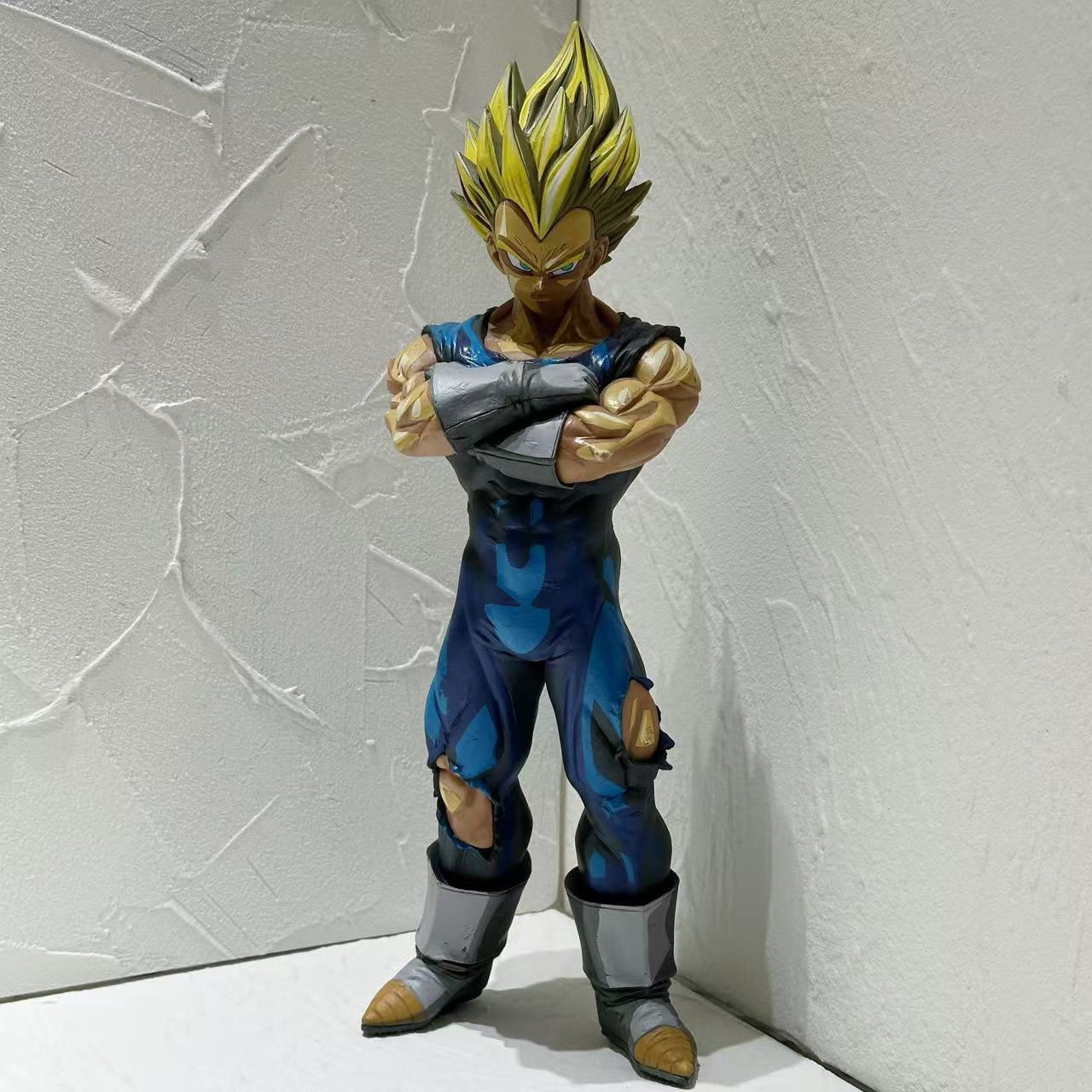 30cm súper Saiyan Goku Vegeta cómic color, Goku abraza a padre e hijo, super cuatro manos al por mayor