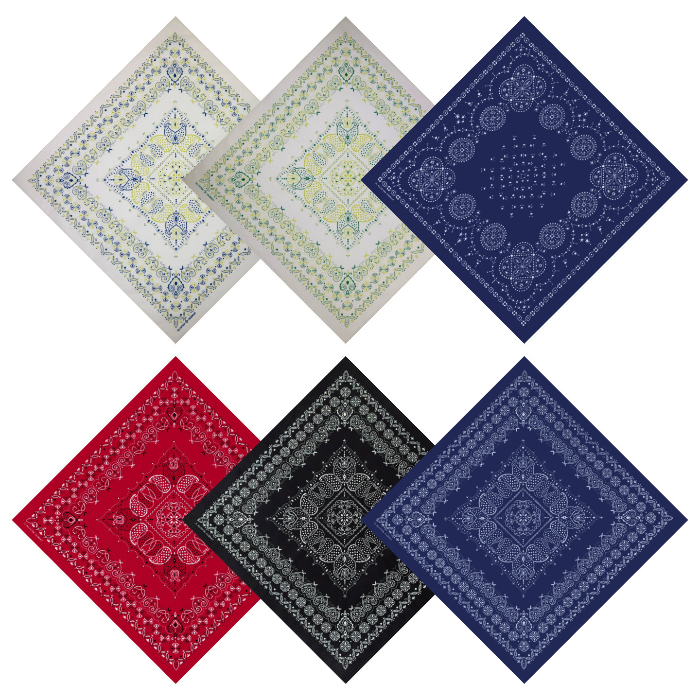 Pure Cotton European and American Hip-Hop Street Dance Bandana, Retro American-Style Scarf, Outdoor Cycling Sports Sun Protection Face Towel