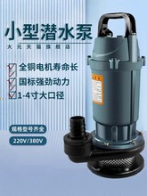大元潜水泵220V家用高扬程井水抽水机高压大流量水泵农用灌溉QDX