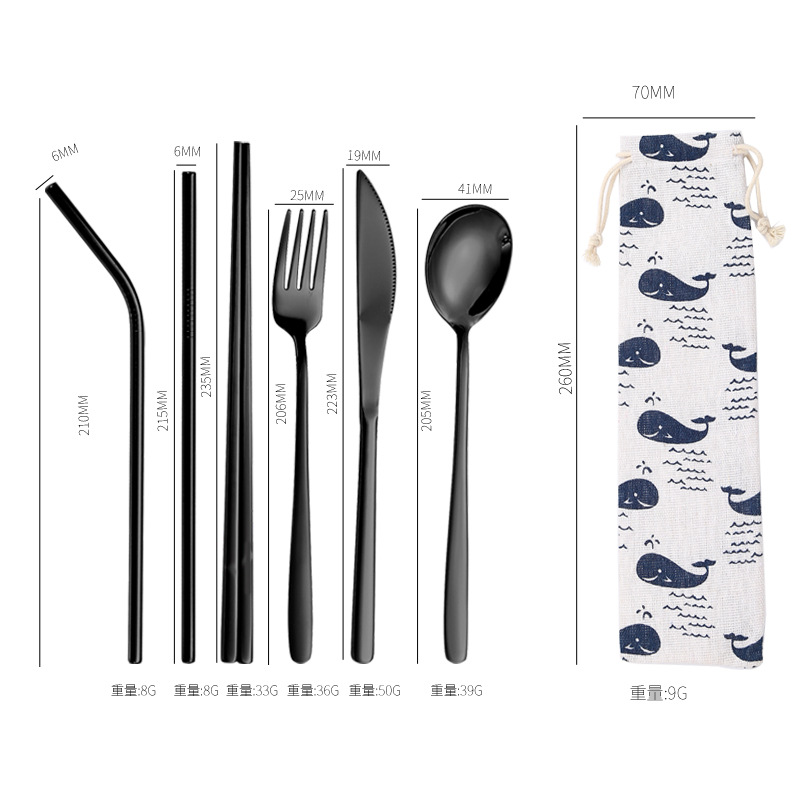 블랙 세트 + 플라워 화이트 백