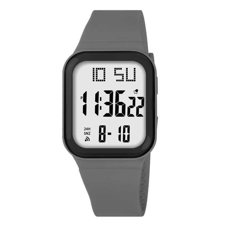 Tendencia de estudiantes de secundaria secundaria deportivos al aire libre luz nocturna relojes electrónicos multifunción relojes electrónicos alarma al por mayor