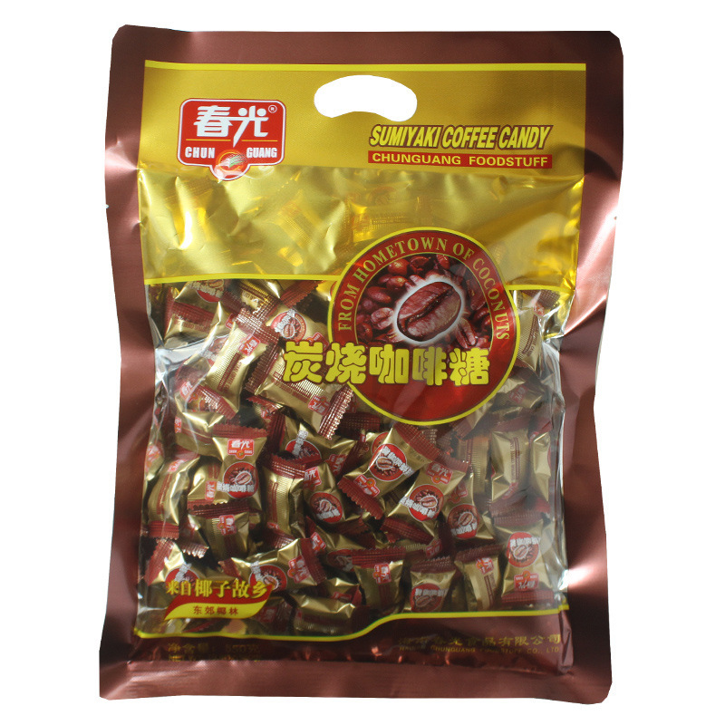 [Chunguang Food Charcoal Roasted Coffee Candy] 550g Original Hainan Specialty Office New Year Candy Snack Coffee