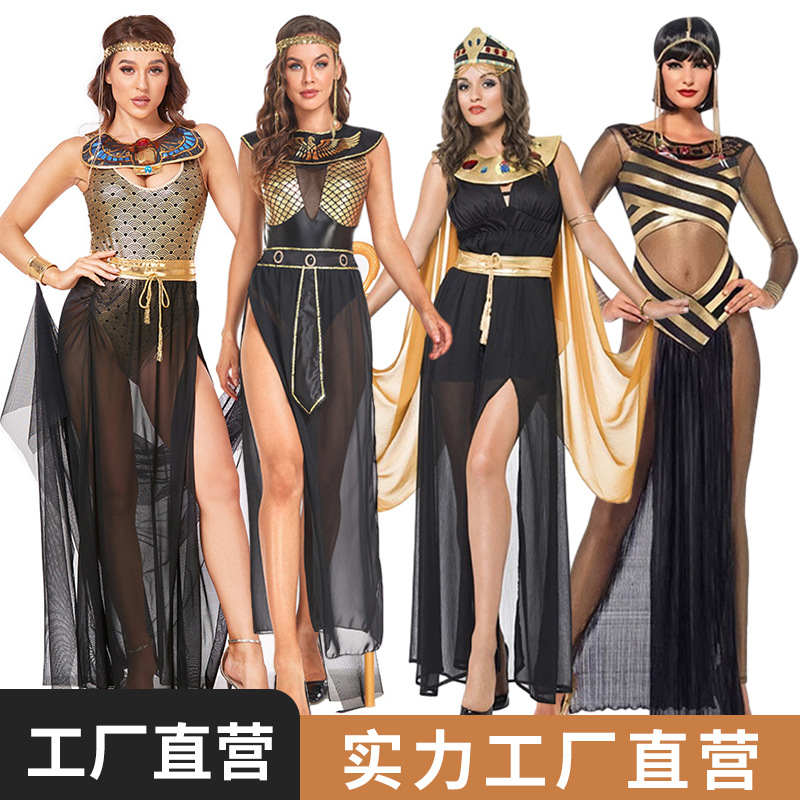 埃及艳后服装万圣节服装民族服装cosplay法老古罗马公主服成人女