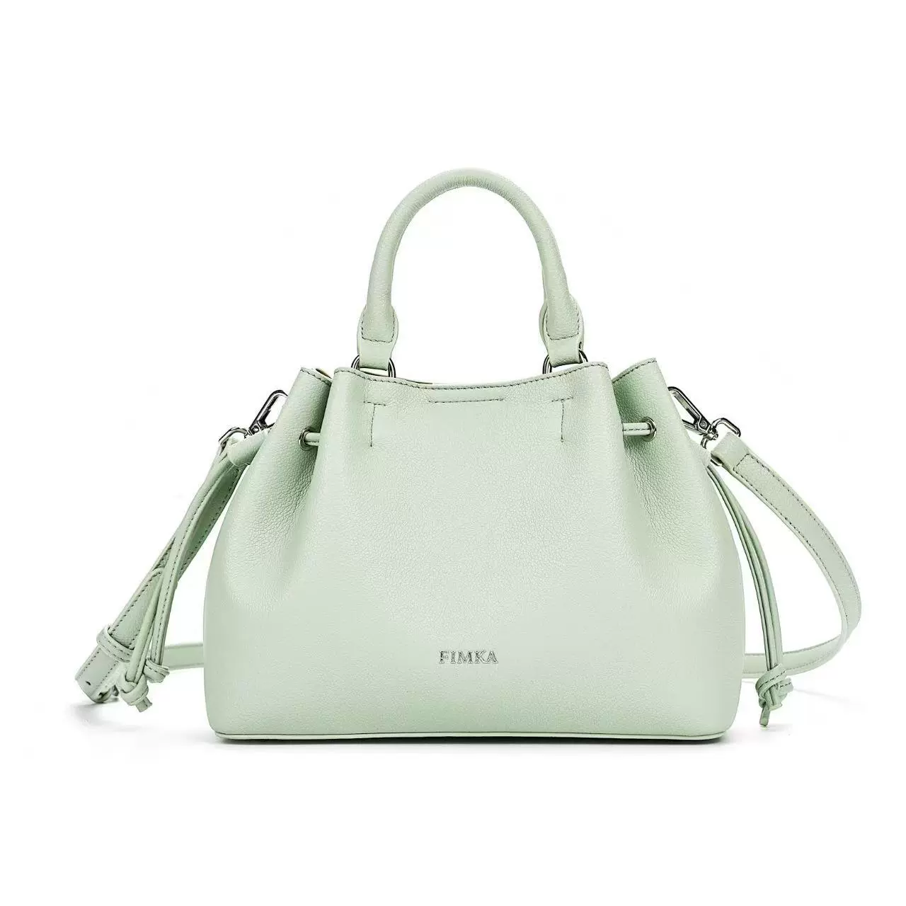 简约质感潮流个性小众设计水桶包2025春季新款洋气女士单肩斜挎包