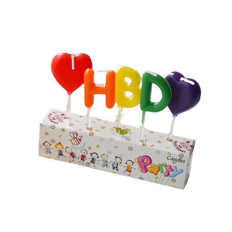 Fiesta vela de cumpleaños insert pastel decoración ins viento lindo sombrero osos sonrientes creativos dibujos animados para niños